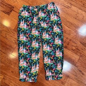 Printfresh dragon and castle Pajama pants Size Medium 100% organic cotton